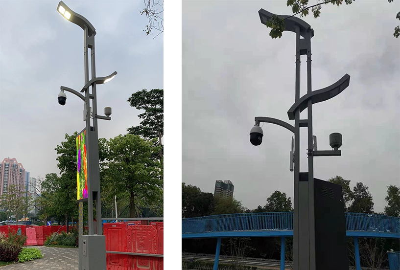 案例｜深圳三角台公园多功能智能杆建成启用！