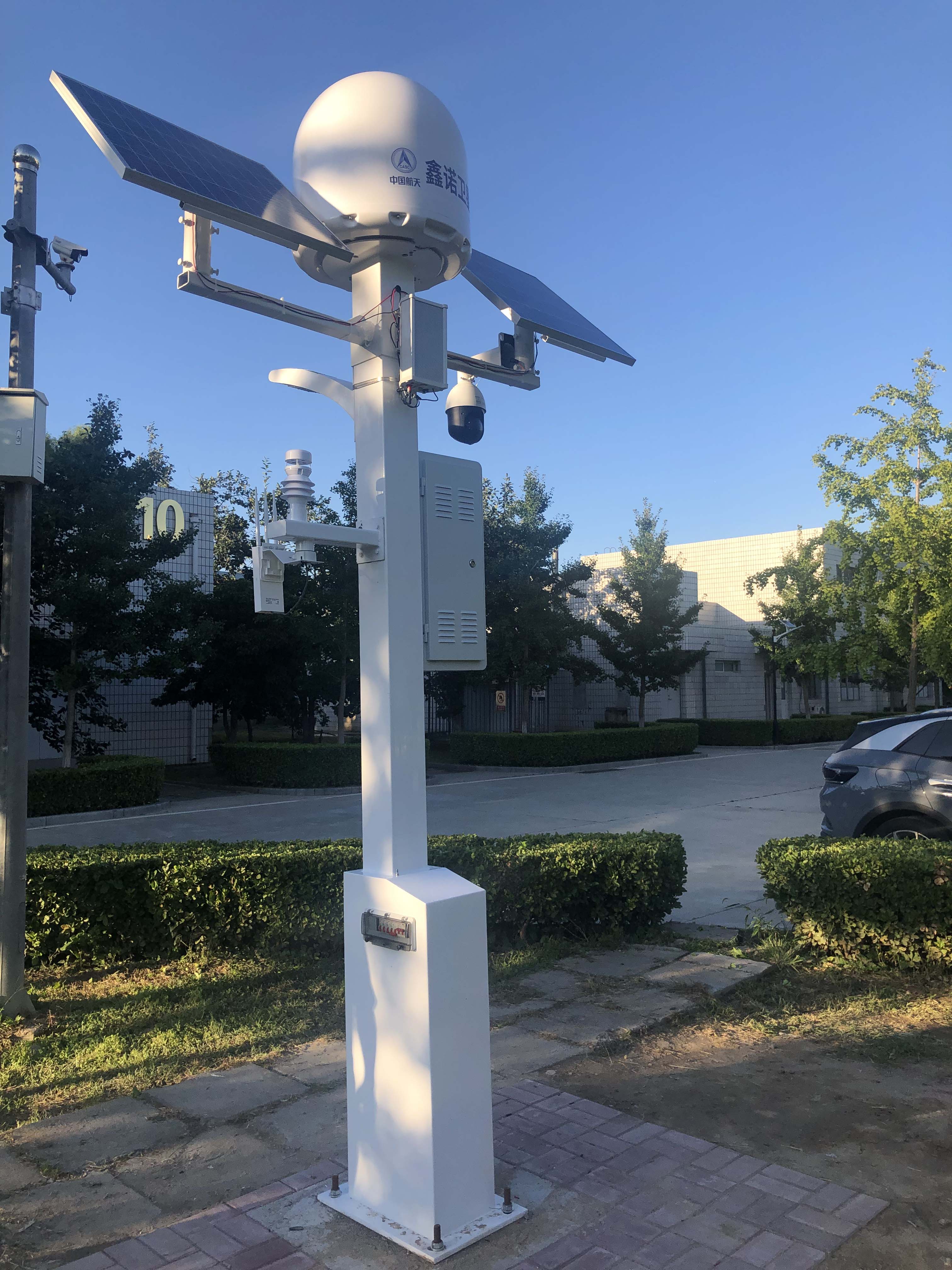 凌阳科技首个卫星通信智慧杆项目落地北京地球站